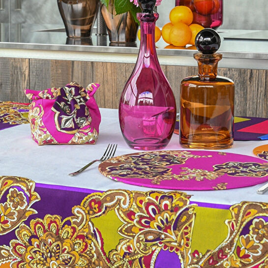 BM VESTI LA TAVOLA CACHEMİRE EKMEK SEPETİ