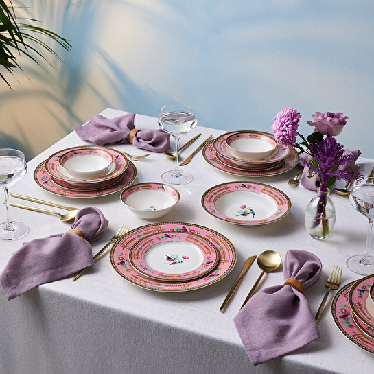 Karaca Forever Bone Calista 24 Parça 6 Kişilik Yemek Takımı