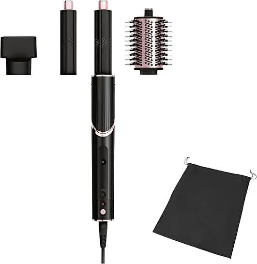 Shark FlexStyle 3-in-1 Saç Kurutma Şekillendirme Sistemi -Black/Rose Gold