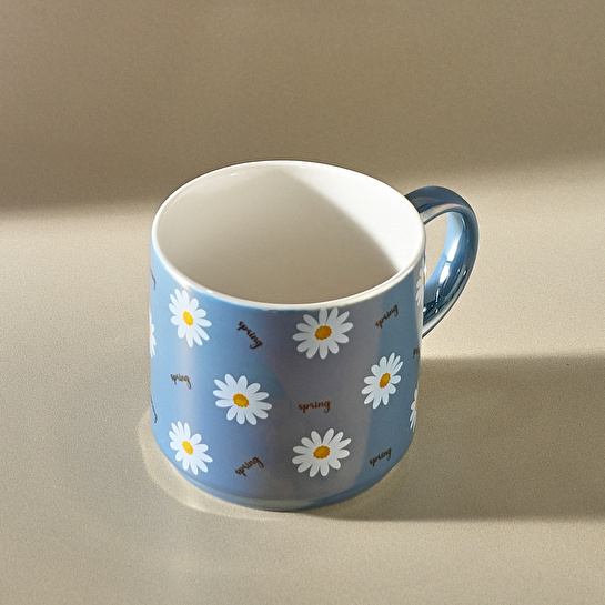 Karaca Daisy Lüsterli Lacivert Mug 420 ml