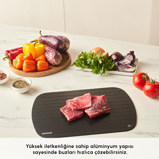 Karaca Mutfaksever Defrozlu Kesme Tahtası ve Buz Çözme Tepsisi