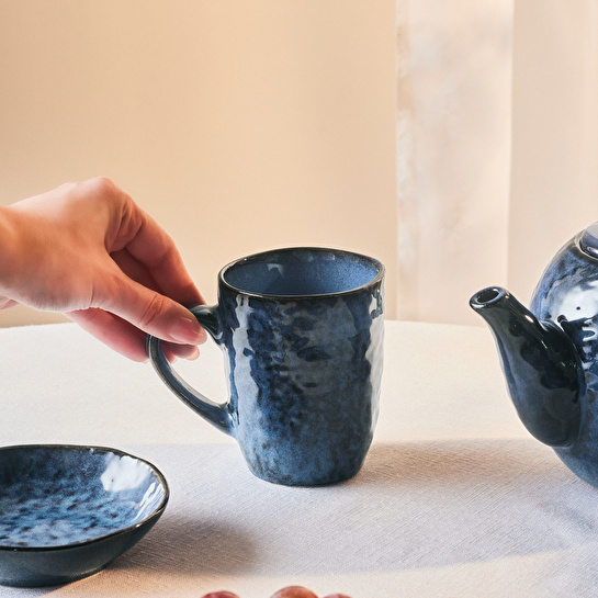 Karaca Nebula Blue Kupa 355 ml