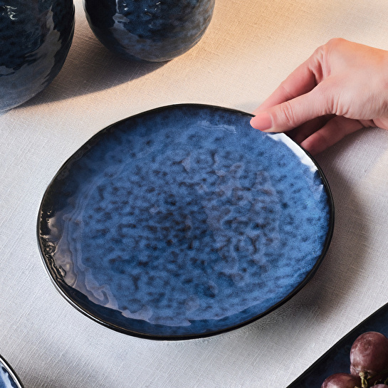 Karaca Nebula Blue Tatlı Tabağı 15,5 cm