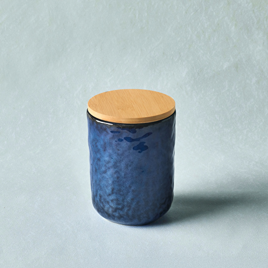 Karaca Nebula Blue Saklama Kabı 13 cm