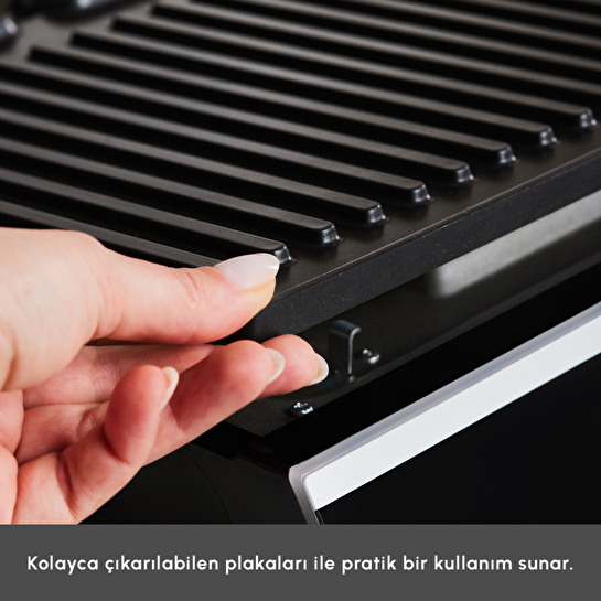 Emsan Nova Grill 6 Dilim Kapasiteli Inox Gövdeli Zaman Ayarlı Izgara ve Tost Makinesi 2000W
