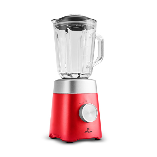 Emsan Multiblend Smoothie Blender Red 1000W