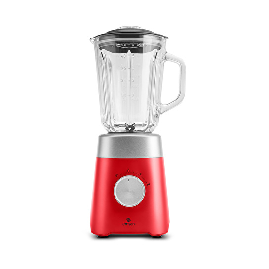 Emsan Multiblend Smoothie Blender Red 1000W