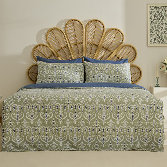 Sarah Anderson Aderra Çift Kişilik Nevresim Takımı Mint