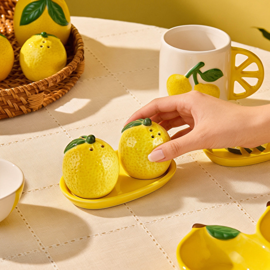 Karaca Lemon Tuzluk Biberlik 6,5 cm