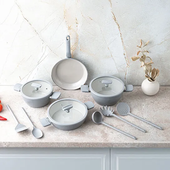 Emsan Swiss Crystal RS 7 Parça Tencere Seti