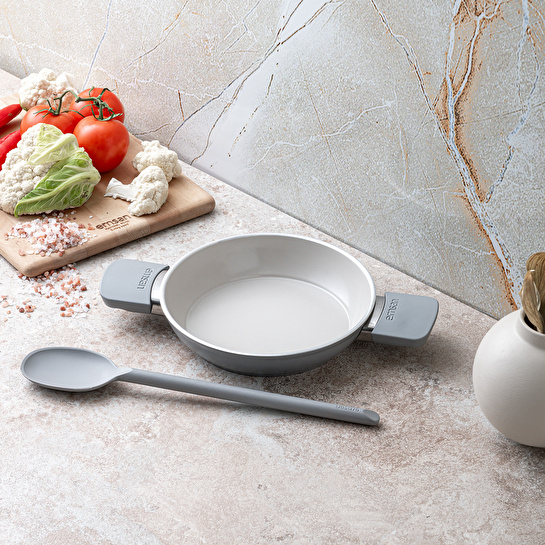 Emsan Swiss Cyrstal RS Sahan Gri 20 cm