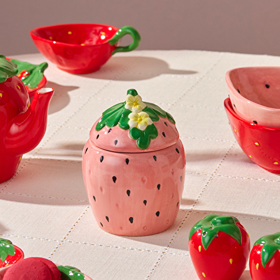 Karaca Strawberry Şekerlik Pembe 350 Ml