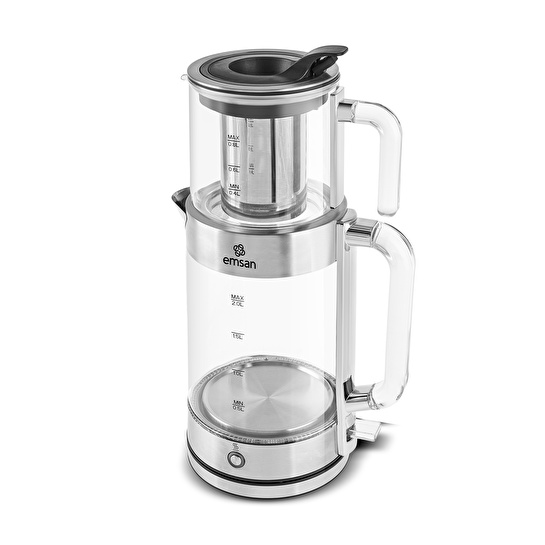 Emsan Feel Steel XL Cam Çay Makinesi