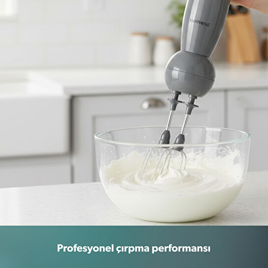 Homend Handmaid 1967H Blender Set Antrasit Siyah