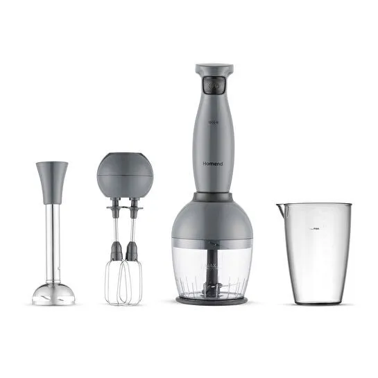 Homend Handmaid 1967H Blender Set Antrasit Siyah
