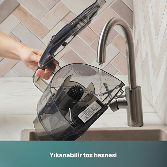 Homend Dustroyer 1255H Yatay Süpürge Mor Siyah