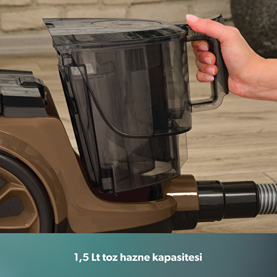 Homend Dustroyer 1255H Yatay Süpürge Kahverengi