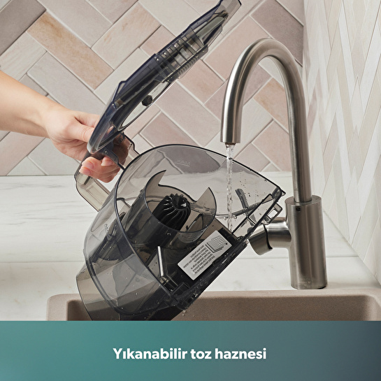 Homend Dustroyer 1255H Toz Torbasız Elektrikli Süpürge Lila
