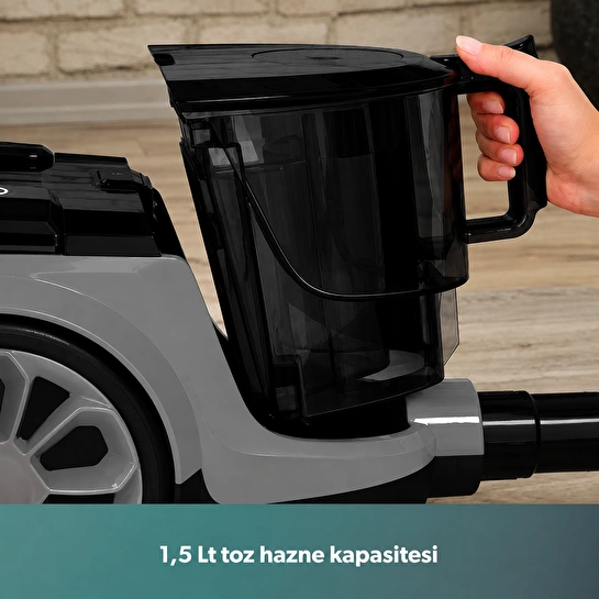 Homend Dustroyer 1255H Yatay Süpürge Siyah