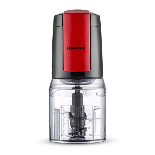 Homend Robochop 2110h Doğrayıcı Siyah Kırmızı