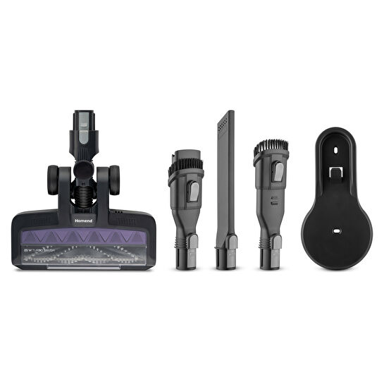 Homend Dustrider 1266H Dikey Süpürge Mor