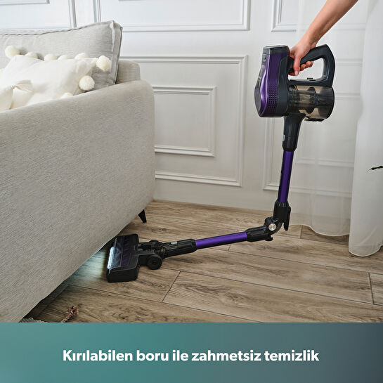 Homend Dustrider 1266H Dikey Süpürge Mor