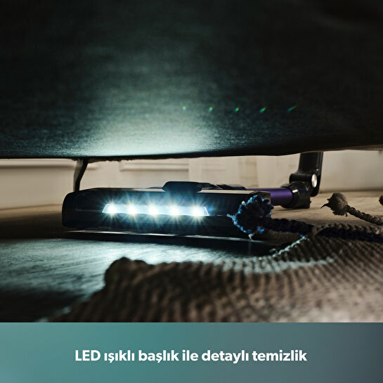 Homend Dustrider 1266H Dikey Süpürge Mor