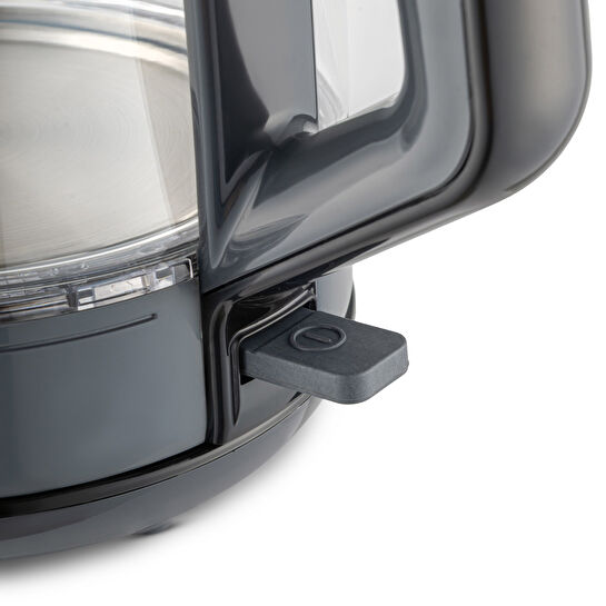 Homend Infinity 1764H Cam Çay Makinesi Antrasit Siyah