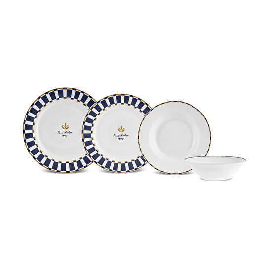 Karaca x Fenerbahçe Forever Bone 24 Parça 6 Kişilik Yemek Takımı