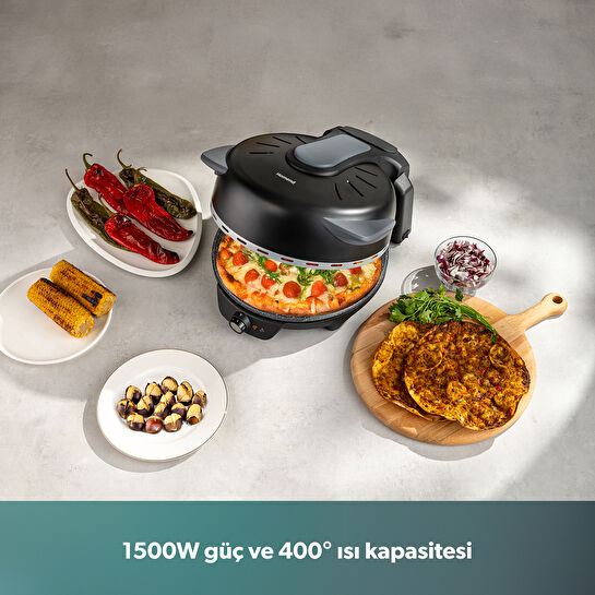 Homend Közy °400 Pizza Pide Lahmacun ve Sebze Közleme Makinesi