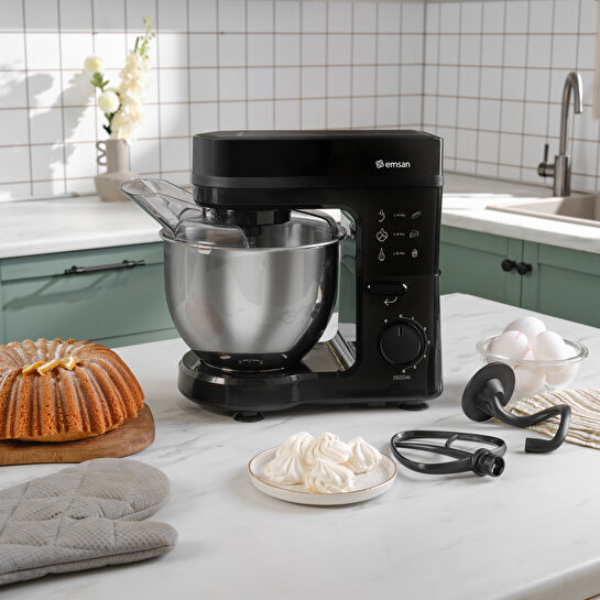Emsan Maestrochef Stella Hamur Yoğurma Makinesi Black 1500W 5L