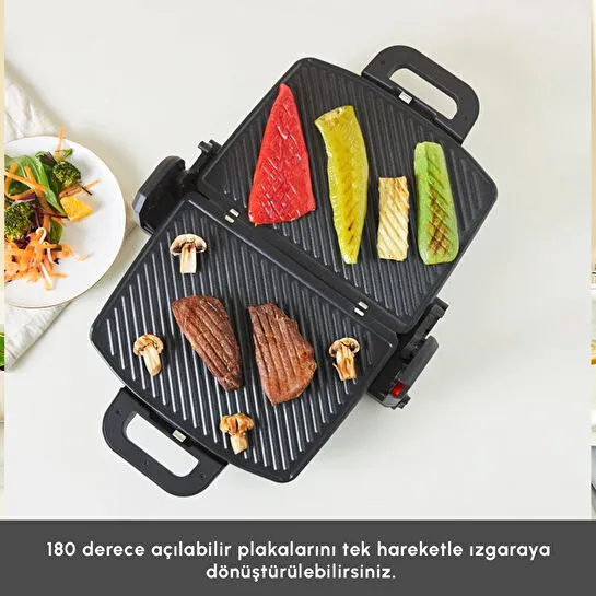 Emsan Future Essential Tost Makinesi Matte Black 1800 W