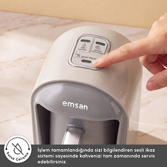 Emsan Kumda 5 Fincan Kapasiteli Türk Kahve Makinesi Starlight