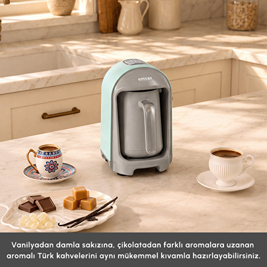 Emsan Kumda Türk Kahve Makinesi Tiffany Blue