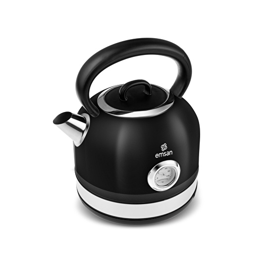 Emsan Retro Su Isıtıcısı 2202 Black 2,2L 2200W