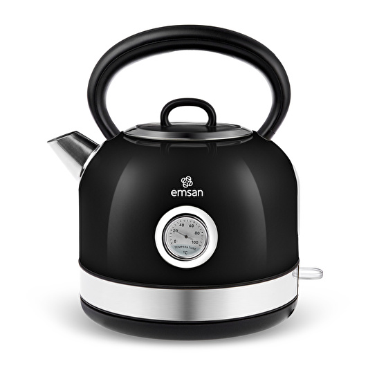 Emsan Retro Su Isıtıcısı 2202 Black 2,2L 2200W