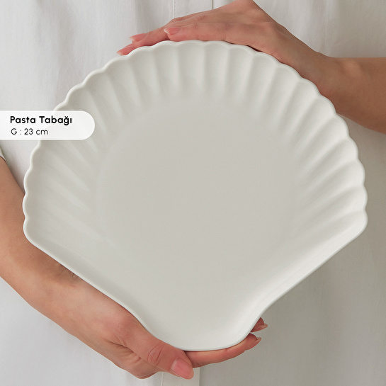 Karaca Stream Bone Ostra 34 Parça 6 Kişilik Kahvaltı Takımı