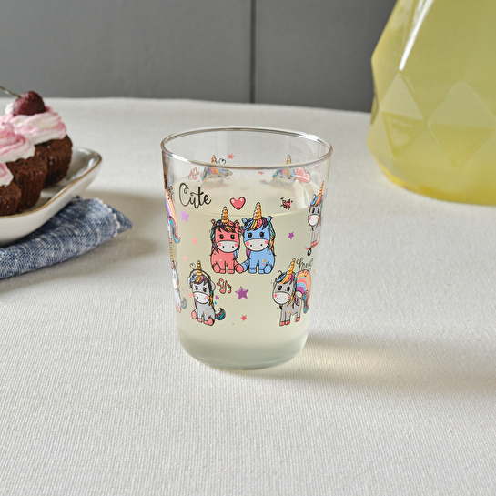 Emsan Unicorn Çocuk Meşrubat ve Su Bardağı 315 ml