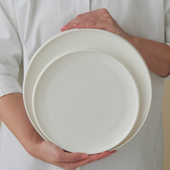 Karaca Stream Bone Aris White 53 Parça 12 Kişilik Yemek Takımı