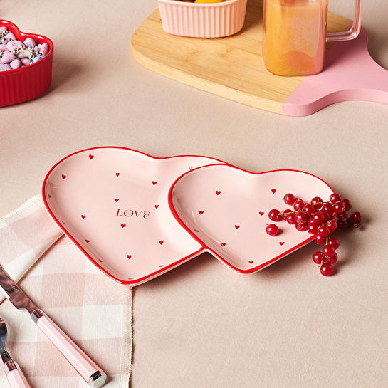 Karaca Heart To Heart Sunumluk Pembe 26 cm