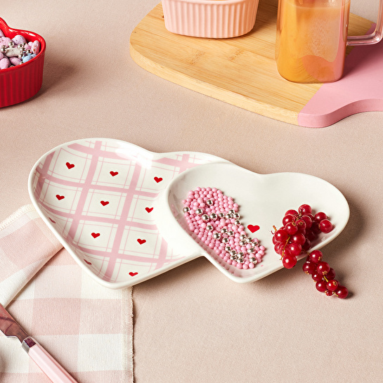 Karaca Heart To Heart Sunumluk Çizgili 26 cm