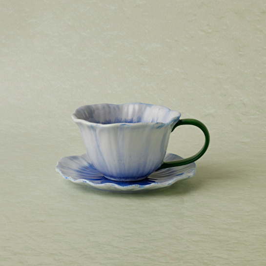 Karaca Bluebell Çay Fincanı Ve Tabağı 260 ml