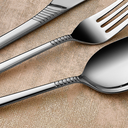 Karaca Cleopatra Premium 84 Parça Çatal Kaşık Bıçak Takımı, Platin