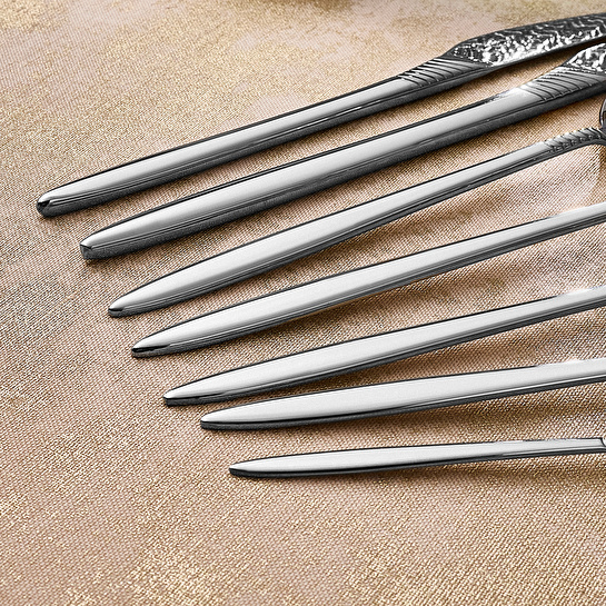 Karaca Cleopatra Premium 84 Parça Çatal Kaşık Bıçak Takımı, Platin