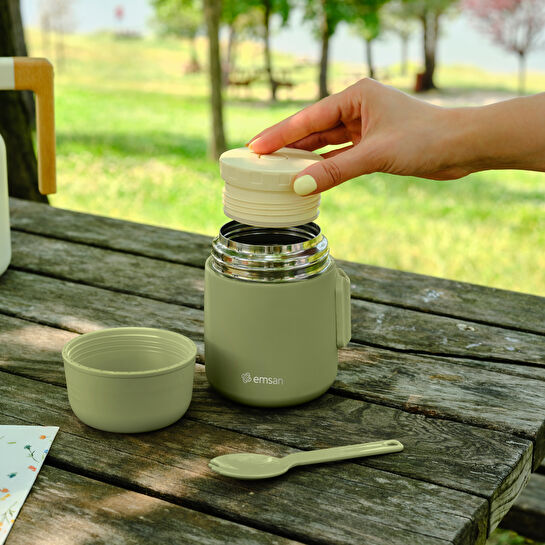 Emsan Solis Yemek Termosu 500 ml Yeşil