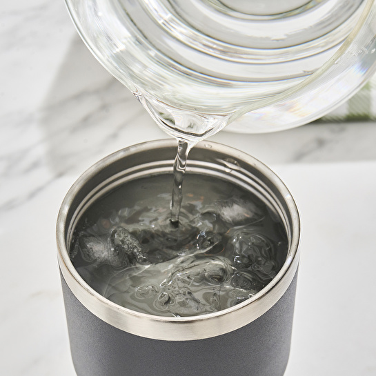 Emsan Star Ice Pipetli Çelik Sızdırmaz Termos Antrasit 550 ml