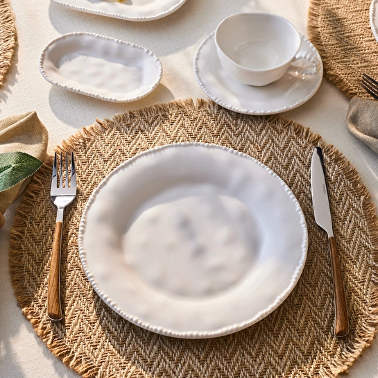 Karaca Forever Bone Perla 26 Parça 6 Kişilik Kahvaltı Takımı