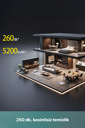 Homend Alex 50 Pro Akıllı Robot Süpürge 28000 Pa Emiş Gücü