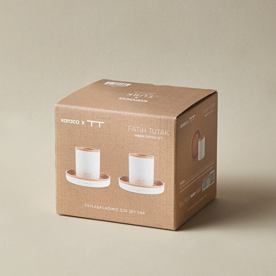 Karaca x Fatih Tutak 2 Kişilik Espresso Seti 90 ml