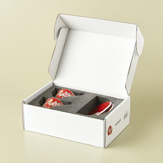 Karaca Redrose Lüsterli 2 Kişilik Kahve Fincan Takımı 90 ml